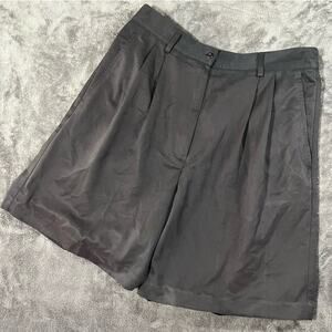 Vintage IZOD Black Long Golf / Bermuda Shorts Sz 14